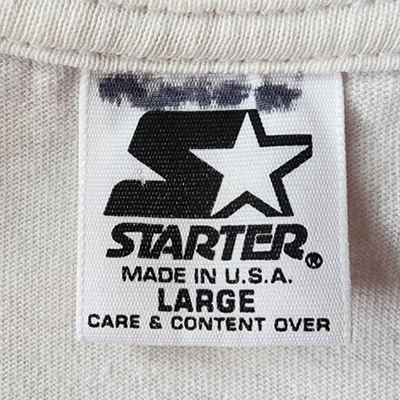 Vintage Denver Broncos Starter Mens Large T-Shirt Super Bowl XXXII Champs 1998 - Picture 8 of 10